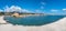 Panoramic view of the Laganas harbour