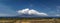 Panoramic view of Lahaina and the island of Lanai, Maui, Hawaii