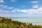 Panoramic view of Lake Balaton from Tihany village in Hungary