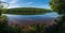 Panoramic view of Lake Fanny Hooe in the Keeweenaw peninsula