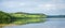 Panoramic view of Lake Ladoga in Karelia