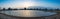 Panoramic view of the lake at the Love Lakes Dubai. A new tourist destination in the vicinity of Al Qudra Lakes Dubai.