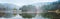 Panoramic view of the lake in lushan