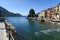 Panoramic view of Lake Orta from the city of Omegna