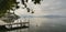 Panoramic view of Lake Zugersee in the Swiss city of Zug.