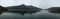 Panoramic View of Lakes in Japan