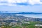 Panoramic view landscape and cityscape of Phuket City at Rang Hill in Phuket, Thailand