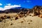 Panoramic view of the landscape of the San Jose Mines, made of pumice and volcanic stone, in Tenerife