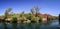 Panoramic view of Lawn Hill Gorge, Boodjamulla Lawn Hill National Park, Savannah Way, Queensland, Australia