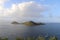 Panoramic view Les Saintes Archipelago Guadeloupe French West Indies