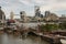 Panoramic view of london tower bridge