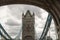 Panoramic view of london tower bridge