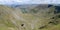 Panoramic view looking down into Grisedale, Lake District