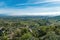 Panoramic view of the Luberon Valley, in autumn. Provence, France, Menerbes