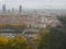 Panoramic view of Lyon, autumn, France