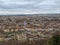 Panoramic view of Lyon, winter, France