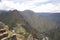 panoramic view Machu Picchu, Peru - Ruins of Inca Empire city and Huaynapicchu Mountain, Sacred Valley