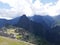 Panoramic view of Machu Picchu ruins