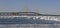 Panoramic view of Mackinac bridge