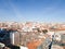 panoramic View of Madrid from roof top