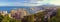 Panoramic view of the Malaga city and harbor, Costa del Sol, Malaga Province, Andalucia, Spain, Western Europe