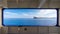 Panoramic view of mallorca coastline on a sunny summer day