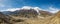 Panoramic view of Manang valley in Nepal