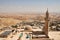 Panoramic view of Mardin city roofs