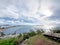 Panoramic view of Marigot, Saint Martin, French Caribbean