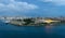 Panoramic view of Marsamxett Harbour, Malta