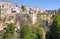 Panoramic view of Massafra. Puglia. Italy.