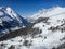 Panoramic view of Mattertal matter valley, Zermatt and Riffela