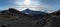 Panoramic view of Mawenzi peak taken from Stella Point close to the top of Mount Kilimanjaro