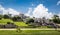 Panoramic view of Mayan Ruins - Tulum, Mexico