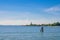 Panoramic view of Mazzorbo island in Venetian Lagoon