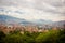 Panoramic view of medellin colombia, valley
