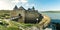 Panoramic view of medieval Khotyn fortress in Khotyn village on a Dniestr river, Chernivtsi region, Ukraine
