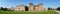 Panoramic view of the medieval St George Castle in Mantua Mantova, Italy