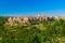 Panoramic view of the medieval village of Pitigliano, Tuscany, Italy