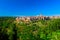 Panoramic view of the medieval village of Pitigliano, Tuscany, Italy