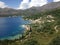 Panoramic view of Mediterranean coastal holiday accommodations, Dubrovnik, Dalmatia, Croatia, Europe