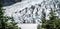 Panoramic view of Mendenhall Glacier Juneau Alaska