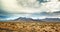 Panoramic view of the mojave desert