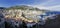 A panoramic view of Monaco with the famous port .