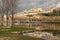 Panoramic view and Mondego river. Coimbra. Portugal