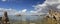 Panoramic view of Mono Lake, California