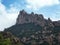 Panoramic view of the Montserrat Gorge. Monestir Santa Maria de Montserrat