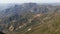 Panoramic view from Moro Rock in Sequoia forest national park, Northern California, USA. Overlooking old-growth woodland