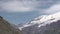 Panoramic view on mount Elbrus. View from mt. Cheget. Caucasus Mountains.