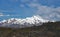 Panoramic view of Mount Ngauruhoe in Tongariro National Park. It featured as Mount doom in the Lord of the Rings films